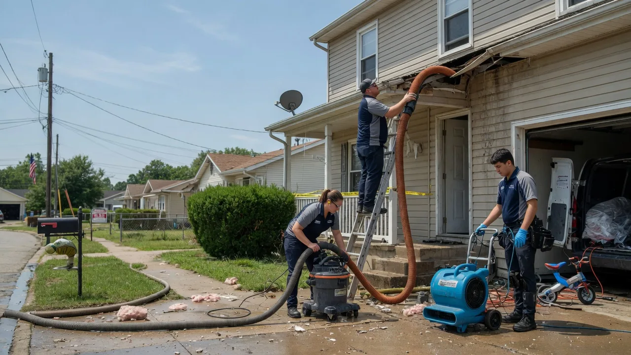 Water Damage Restoration in De Graff, OH near me